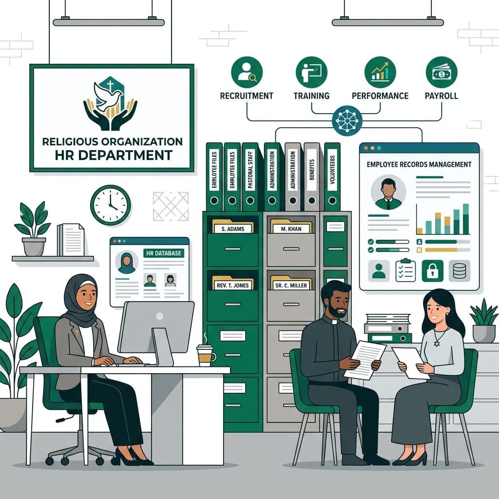 B2B flat vector illustration representing confidential employee incident reports