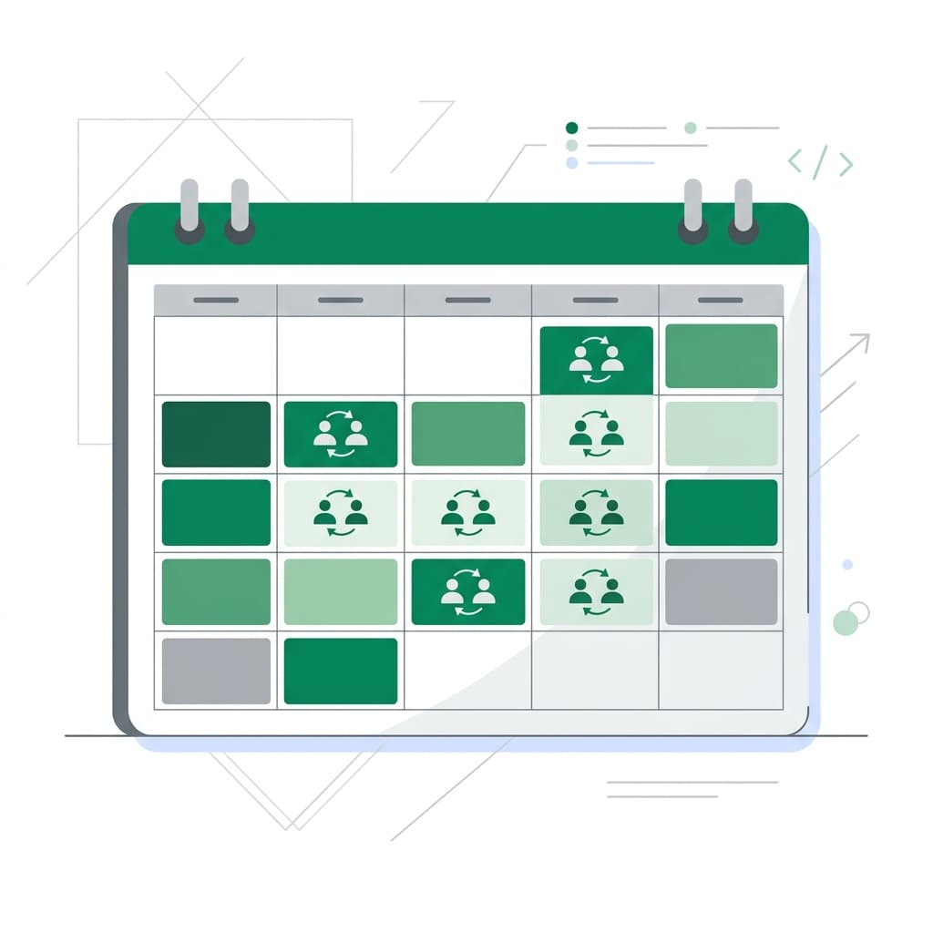 Minimalist vector art representing healthcare staffing compliance
