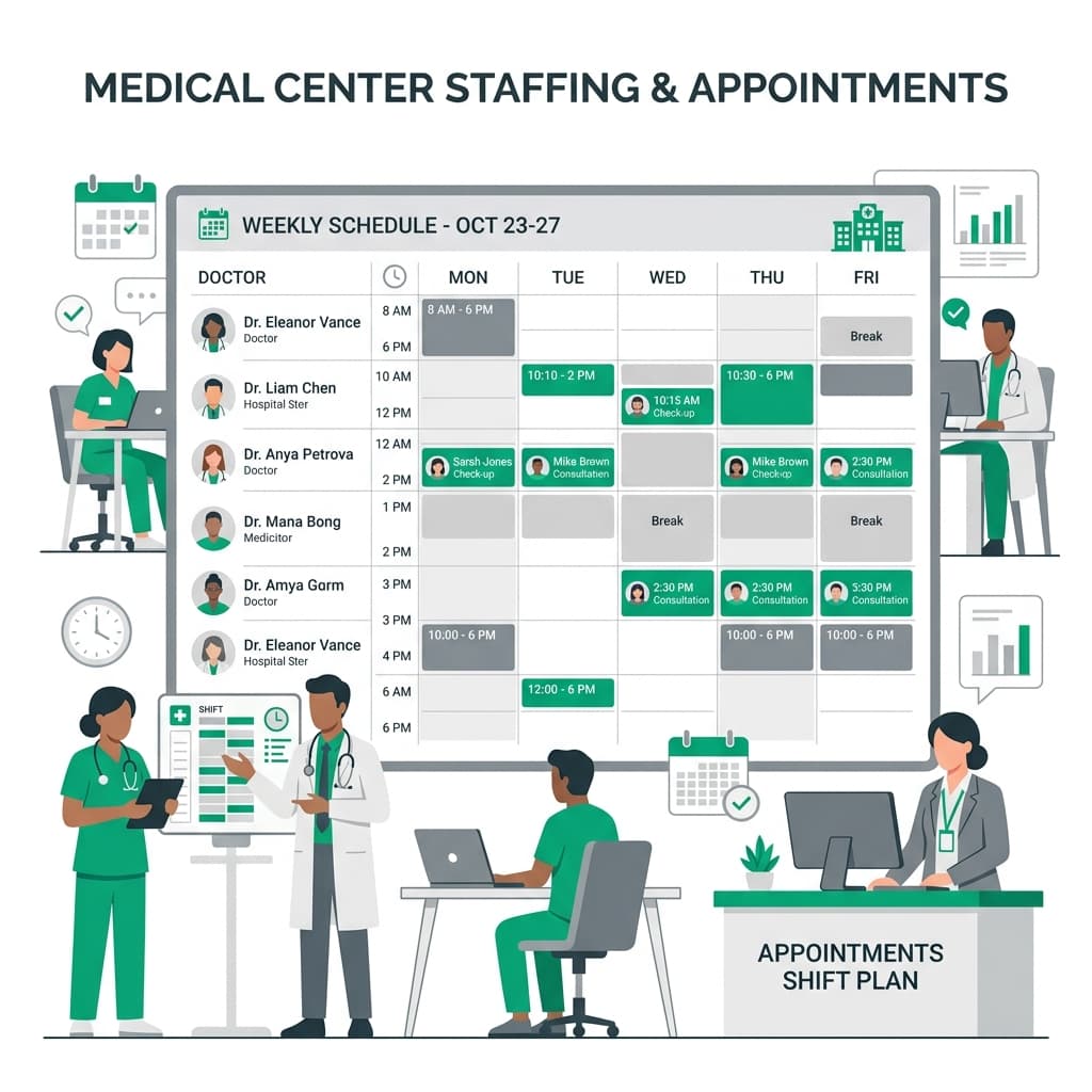 B2B flat vector illustration representing a facilities shutdown request and blueprint analysis